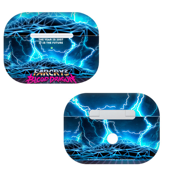 Far Cry 3 Blood Dragon Key Art Logo Vinyl Sticker Skin Decal Cover for Apple AirPods Pro Charging Case