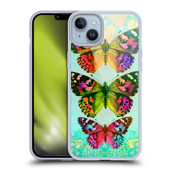 Jena DellaGrottaglia Insects Butterflies 2 Soft Gel Case for Apple iPhone 14 Plus