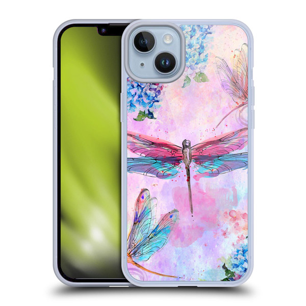 Jena DellaGrottaglia Insects Dragonflies Soft Gel Case for Apple iPhone 14 Plus