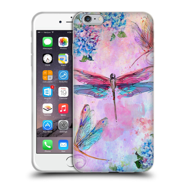 Jena DellaGrottaglia Insects Dragonflies Soft Gel Case for Apple iPhone 6 Plus / iPhone 6s Plus