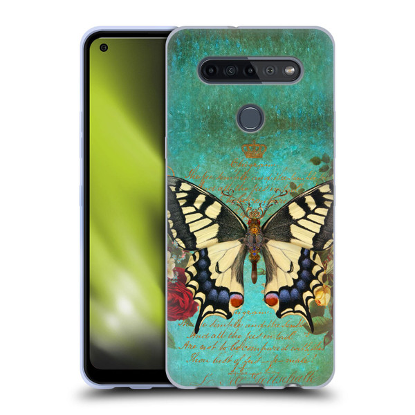 Jena DellaGrottaglia Insects Butterfly Garden Soft Gel Case for LG K51S
