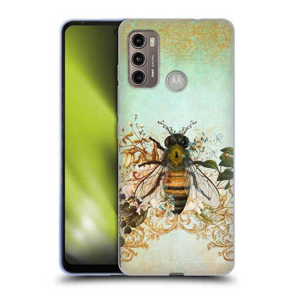 Jena DellaGrottaglia Insects Bee Garden Soft Gel Case for Motorola Moto G60 / Moto G40 Fusion