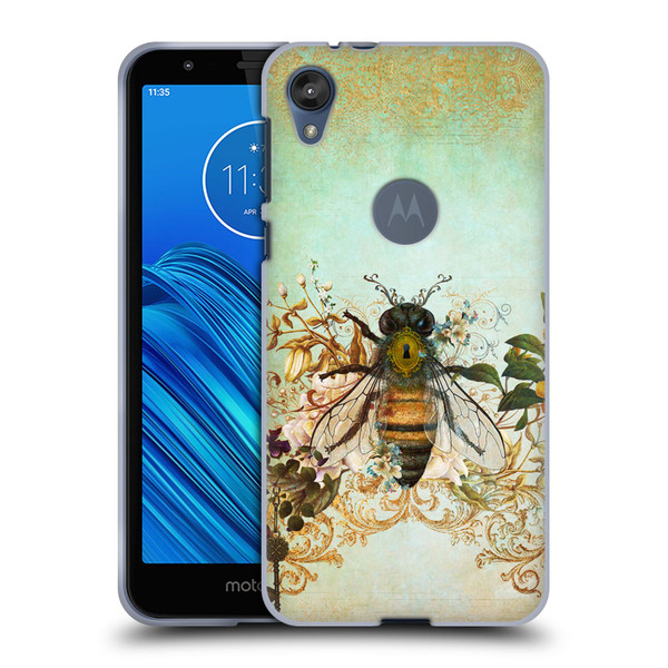 Jena DellaGrottaglia Insects Bee Garden Soft Gel Case for Motorola Moto E6