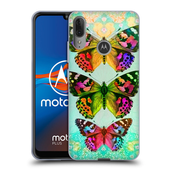 Jena DellaGrottaglia Insects Butterflies 2 Soft Gel Case for Motorola Moto E6 Plus