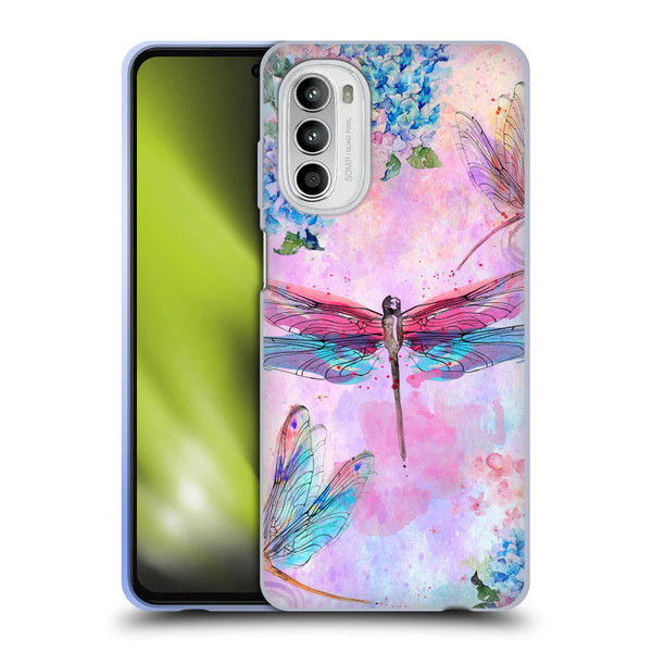 Jena DellaGrottaglia Insects Dragonflies Soft Gel Case for Motorola Moto G52