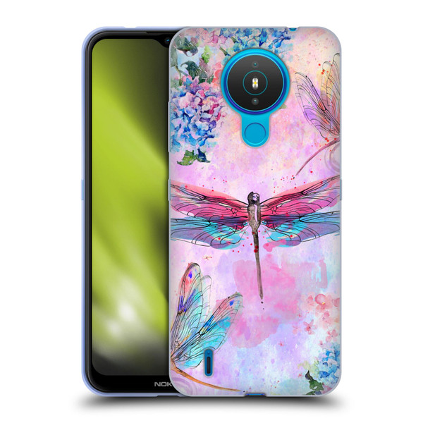 Jena DellaGrottaglia Insects Dragonflies Soft Gel Case for Nokia 1.4