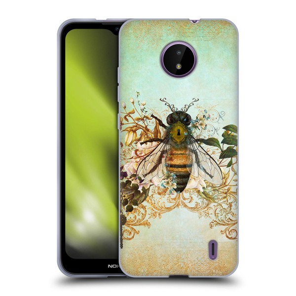 Jena DellaGrottaglia Insects Bee Garden Soft Gel Case for Nokia C10 / C20