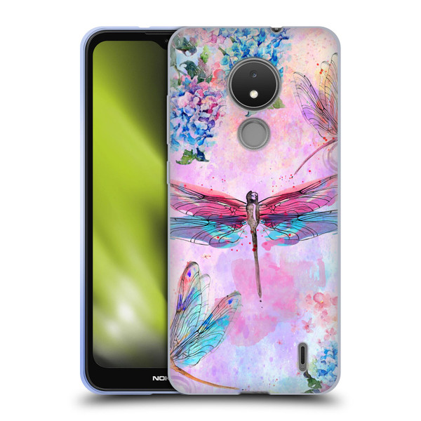 Jena DellaGrottaglia Insects Dragonflies Soft Gel Case for Nokia C21