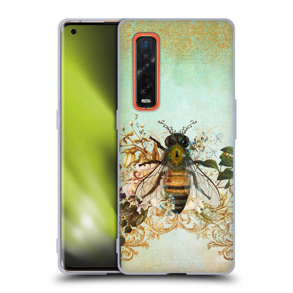 Jena DellaGrottaglia Insects Bee Garden Soft Gel Case for OPPO Find X2 Pro 5G
