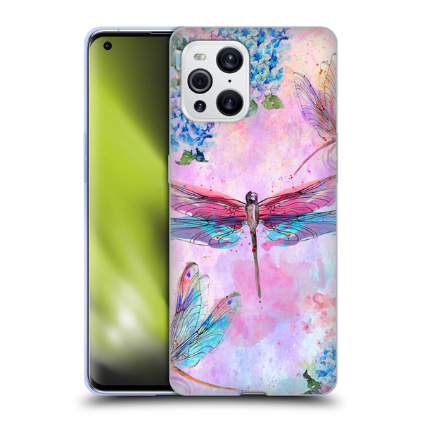 Jena DellaGrottaglia Insects Dragonflies Soft Gel Case for OPPO Find X3 / Pro