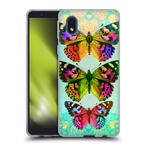 Jena DellaGrottaglia Insects Butterflies 2 Soft Gel Case for Samsung Galaxy A01 Core (2020)