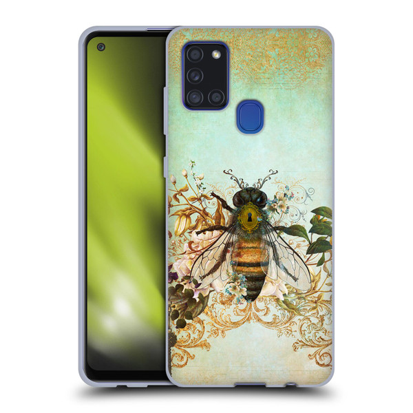 Jena DellaGrottaglia Insects Bee Garden Soft Gel Case for Samsung Galaxy A21s (2020)