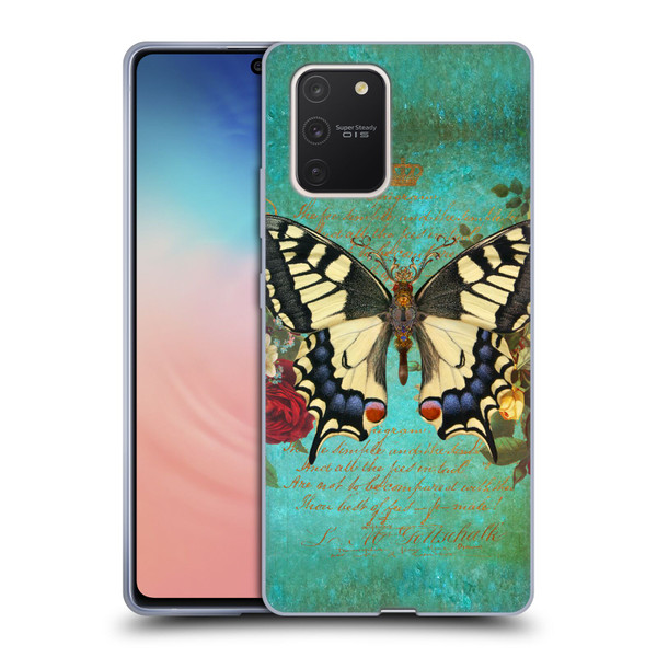Jena DellaGrottaglia Insects Butterfly Garden Soft Gel Case for Samsung Galaxy S10 Lite