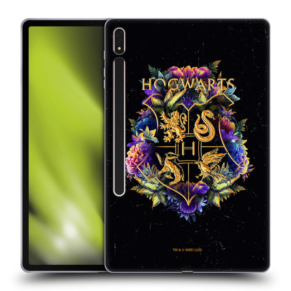Harry Potter Deathly Hallows XXXI Hogwarts Crest 1 Soft Gel Case for Samsung Galaxy Tab S8 Plus
