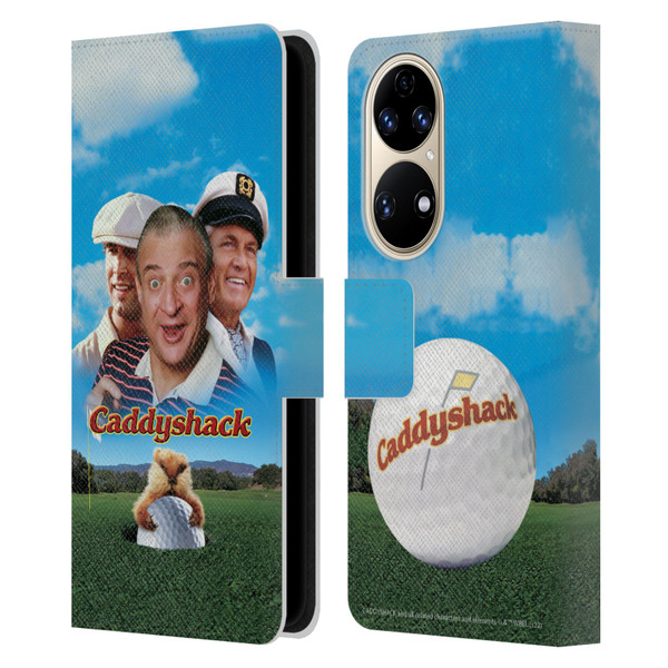 Caddyshack Graphics Poster Leather Book Wallet Case Cover For Huawei P50