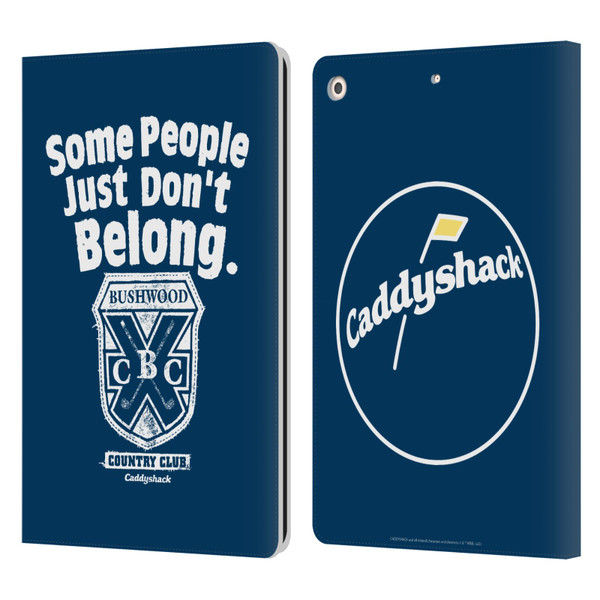 Caddyshack Graphics Some People Just Don't Belong Leather Book Wallet Case Cover For Apple iPad 10.2 2019/2020/2021
