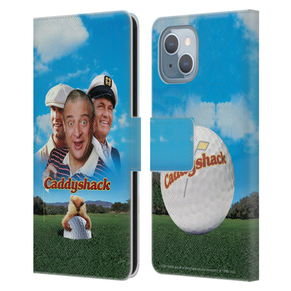 Caddyshack Graphics Poster Leather Book Wallet Case Cover For Apple iPhone 14