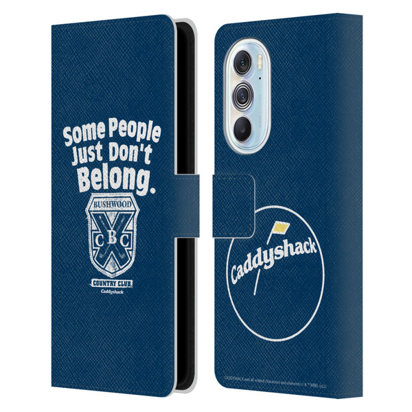 Caddyshack Graphics Some People Just Don't Belong Leather Book Wallet Case Cover For Motorola Edge X30