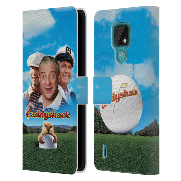 Caddyshack Graphics Poster Leather Book Wallet Case Cover For Motorola Moto E7