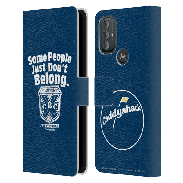 Caddyshack Graphics Some People Just Don't Belong Leather Book Wallet Case Cover For Motorola Moto G10 / Moto G20 / Moto G30