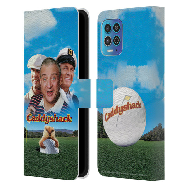 Caddyshack Graphics Poster Leather Book Wallet Case Cover For Motorola Moto G100