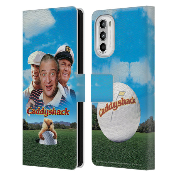 Caddyshack Graphics Poster Leather Book Wallet Case Cover For Motorola Moto G52