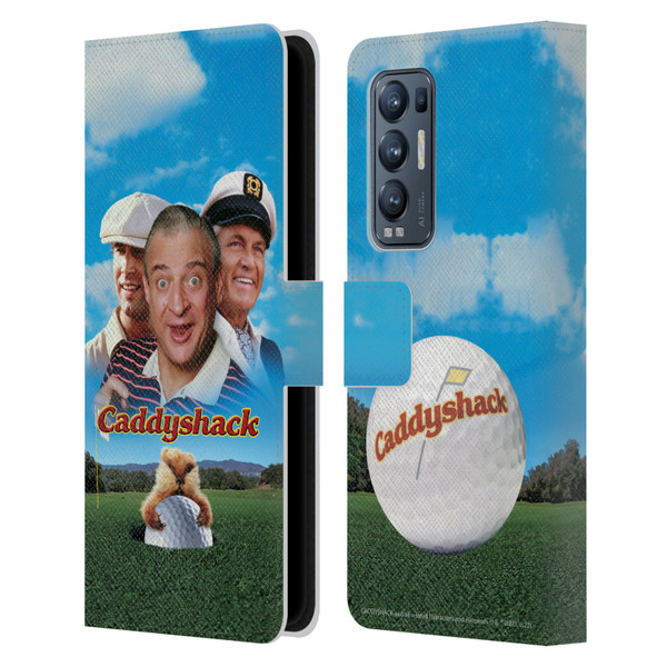 Caddyshack Graphics Poster Leather Book Wallet Case Cover For OPPO Find X3 Neo / Reno5 Pro+ 5G