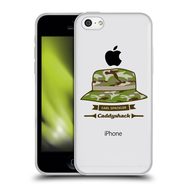 Caddyshack Graphics Carl Spackler Hat Soft Gel Case for Apple iPhone 5c