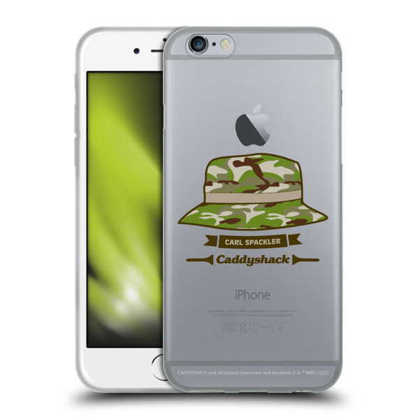 Caddyshack Graphics Carl Spackler Hat Soft Gel Case for Apple iPhone 6 / iPhone 6s