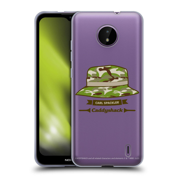 Caddyshack Graphics Carl Spackler Hat Soft Gel Case for Nokia C10 / C20