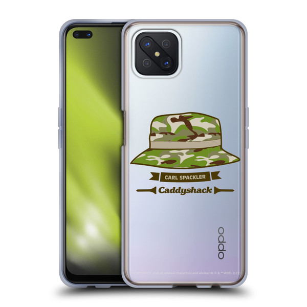 Caddyshack Graphics Carl Spackler Hat Soft Gel Case for OPPO Reno4 Z 5G