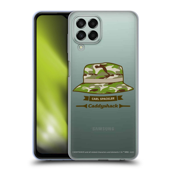 Caddyshack Graphics Carl Spackler Hat Soft Gel Case for Samsung Galaxy M33 (2022)