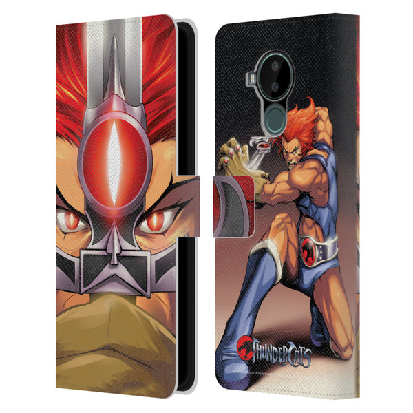 Thundercats Graphics Lion-O Leather Book Wallet Case Cover For Nokia C30