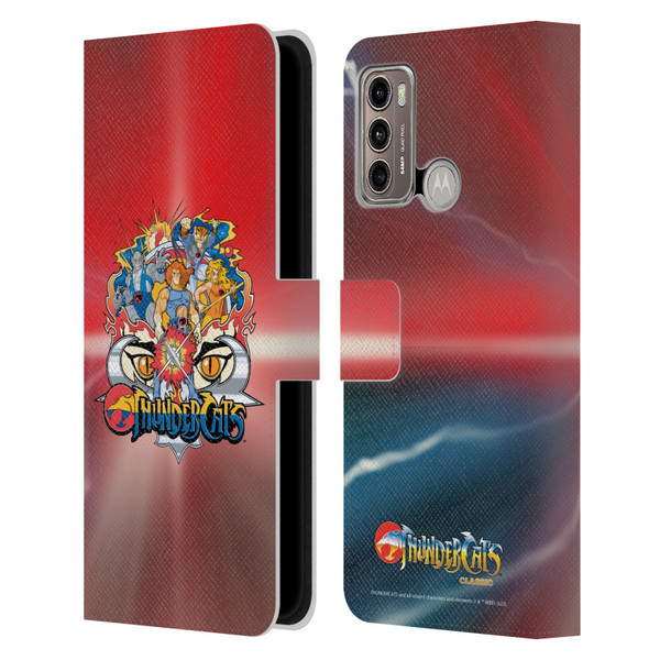 Thundercats Graphics Characters Leather Book Wallet Case Cover For Motorola Moto G60 / Moto G40 Fusion