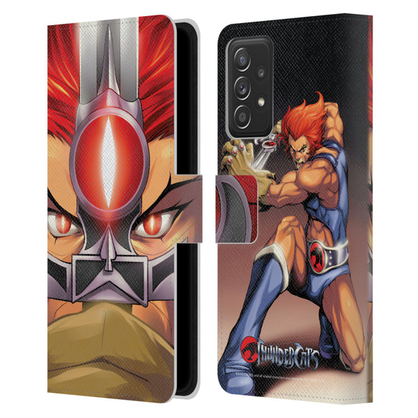 Thundercats Graphics Lion-O Leather Book Wallet Case Cover For Samsung Galaxy A52 / A52s / 5G (2021)