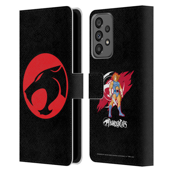 Thundercats Graphics Logo Leather Book Wallet Case Cover For Samsung Galaxy A73 5G (2022)