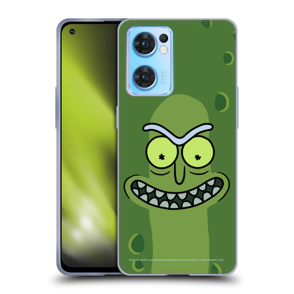 Rick And Morty Season 3 Graphics Pickle Rick Soft Gel Case for OPPO Reno7 5G / Find X5 Lite