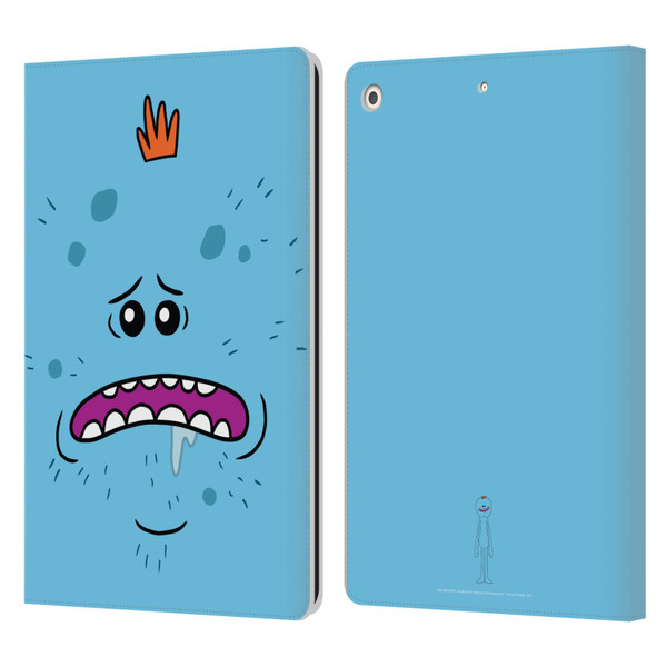 Rick And Morty Season 4 Graphics Mr. Meeseeks Leather Book Wallet Case Cover For Apple iPad 10.2 2019/2020/2021