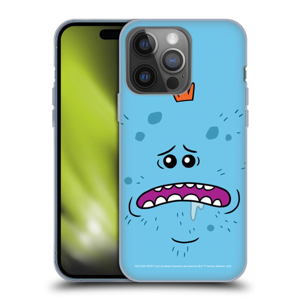Rick And Morty Season 4 Graphics Mr. Meeseeks Soft Gel Case for Apple iPhone 14 Pro