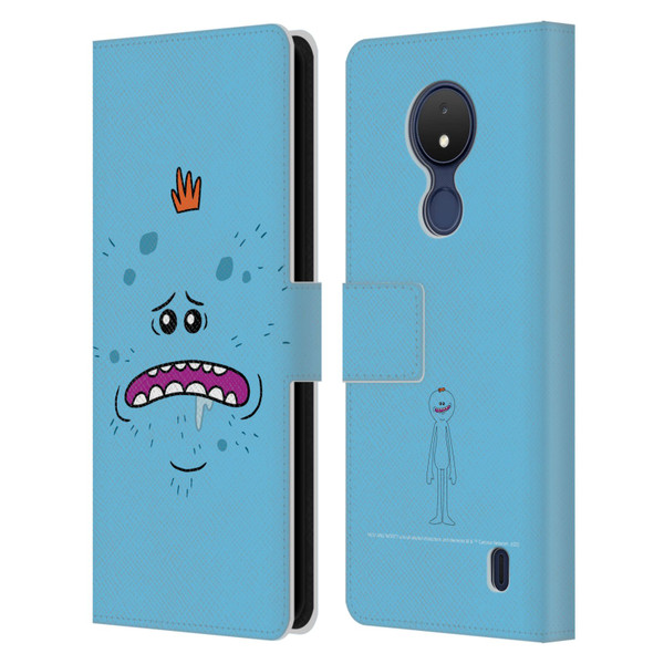 Rick And Morty Season 4 Graphics Mr. Meeseeks Leather Book Wallet Case Cover For Nokia C21