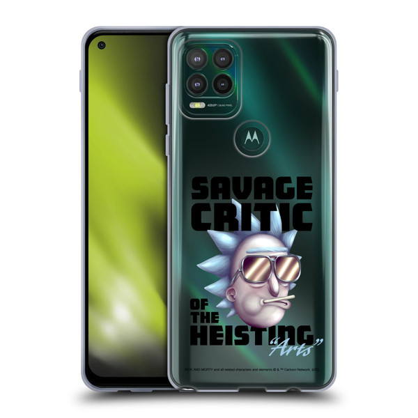 Rick And Morty Season 4 Graphics Savage Critic Soft Gel Case for Motorola Moto G Stylus 5G 2021