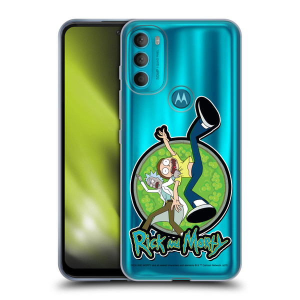 Rick And Morty Season 4 Graphics Character Art Soft Gel Case for Motorola Moto G71 5G