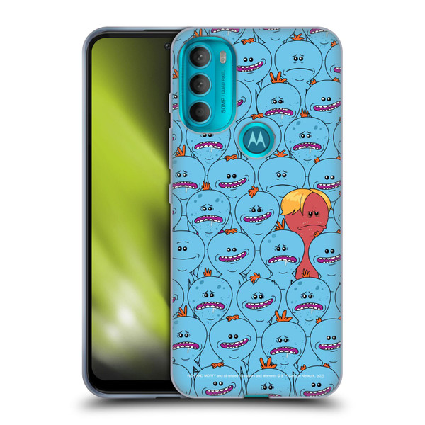 Rick And Morty Season 4 Graphics Mr. Meeseeks Pattern Soft Gel Case for Motorola Moto G71 5G