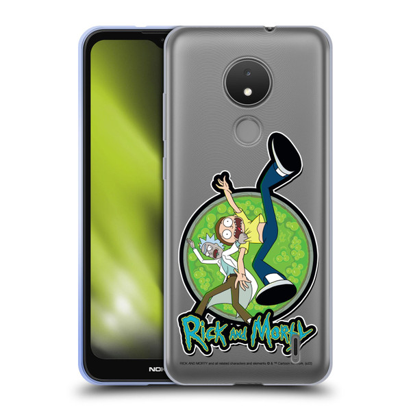 Rick And Morty Season 4 Graphics Character Art Soft Gel Case for Nokia C21