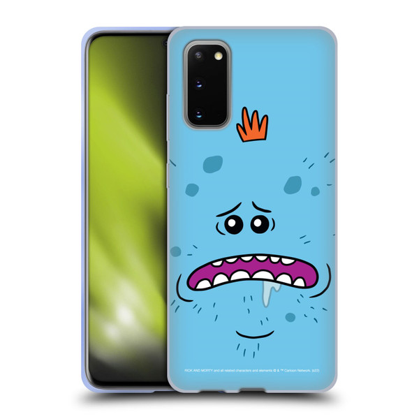 Rick And Morty Season 4 Graphics Mr. Meeseeks Soft Gel Case for Samsung Galaxy S20 / S20 5G