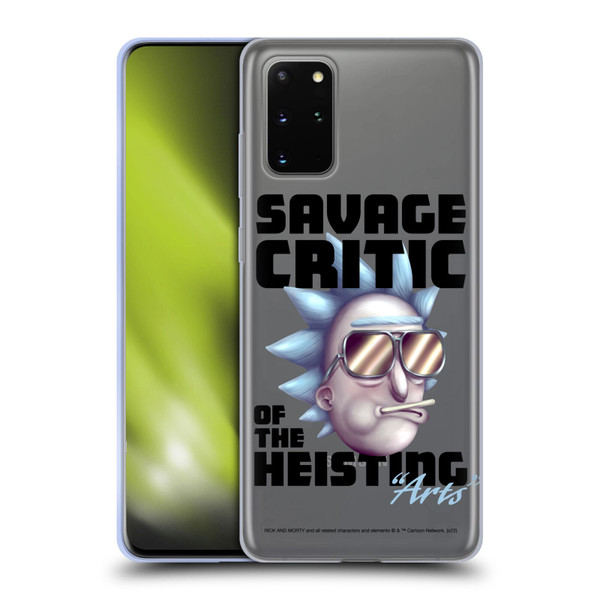 Rick And Morty Season 4 Graphics Savage Critic Soft Gel Case for Samsung Galaxy S20+ / S20+ 5G