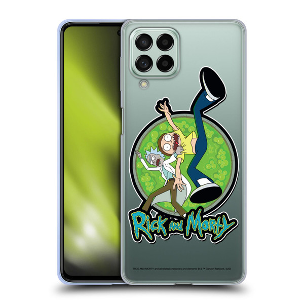 Rick And Morty Season 4 Graphics Character Art Soft Gel Case for Samsung Galaxy M53 (2022)