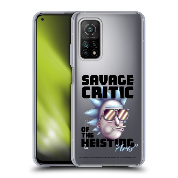 Rick And Morty Season 4 Graphics Savage Critic Soft Gel Case for Xiaomi Mi 10T 5G