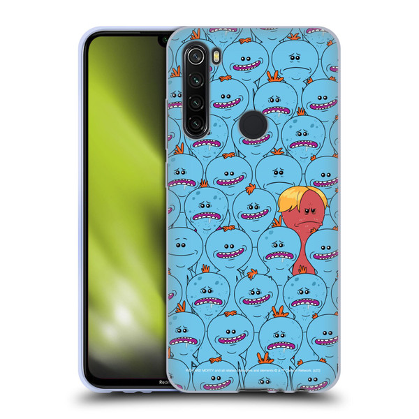 Rick And Morty Season 4 Graphics Mr. Meeseeks Pattern Soft Gel Case for Xiaomi Redmi Note 8T