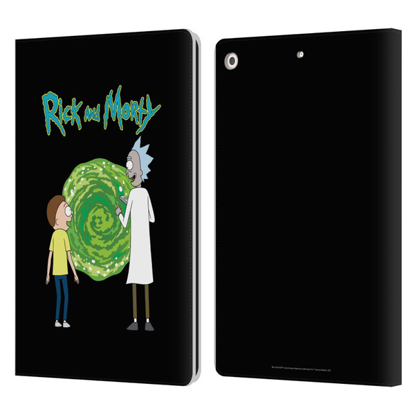 Rick And Morty Season 5 Graphics Character Art Leather Book Wallet Case Cover For Apple iPad 10.2 2019/2020/2021